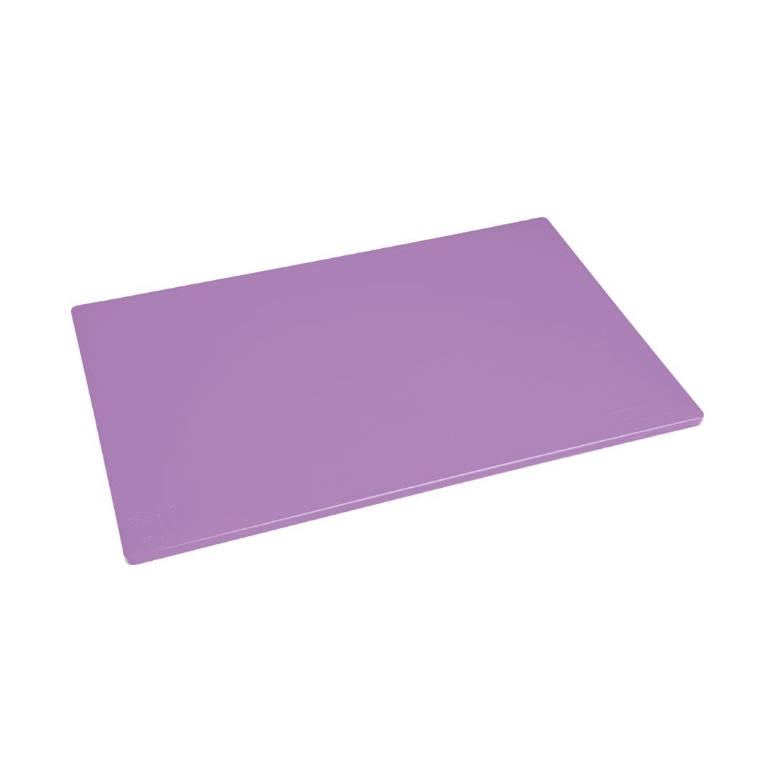 Hygiplas Anti-bacterial Low Density Chopping Board Purple - 450x300x10mm - FX110