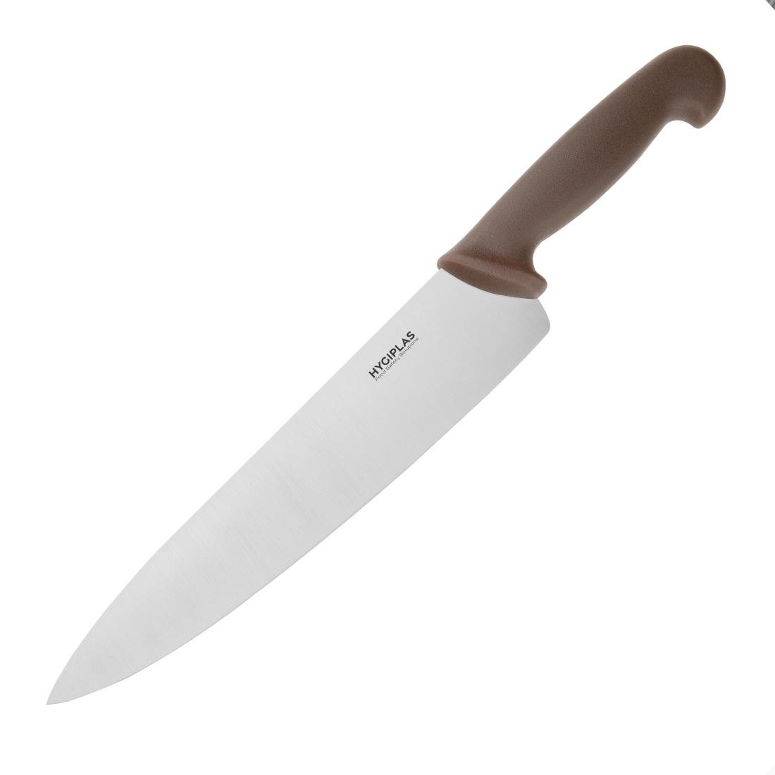 Hygiplas Cooks Knife Brown 254mm - FX111