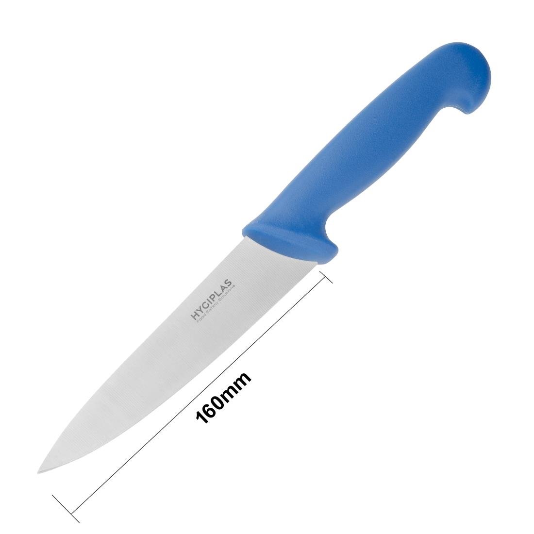Hygiplas Cooks Knife Blue 160mm - FX114