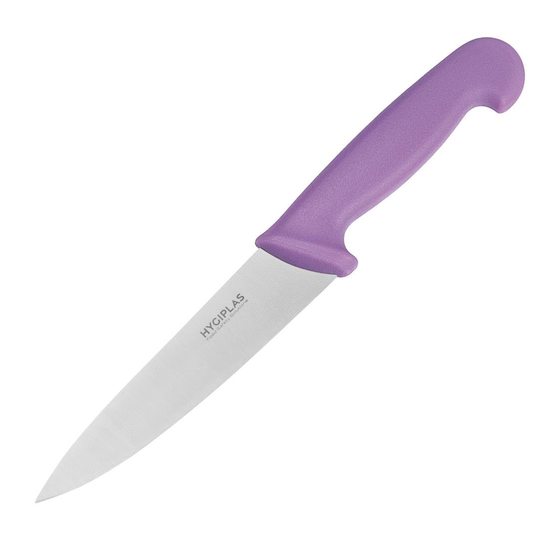 Hygiplas Cooks Knife Purple 160mm - FX116