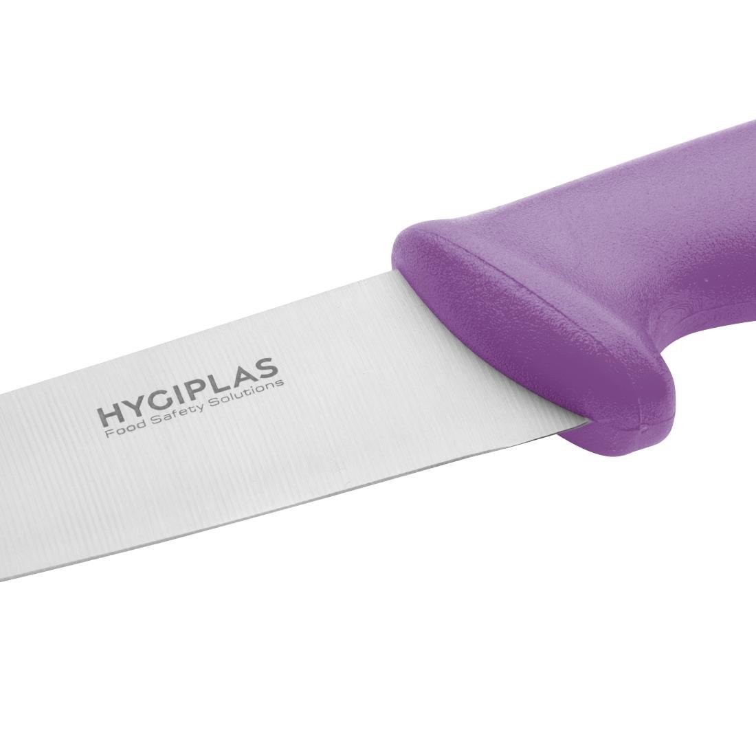 Hygiplas Cooks Knife Purple 160mm - FX116