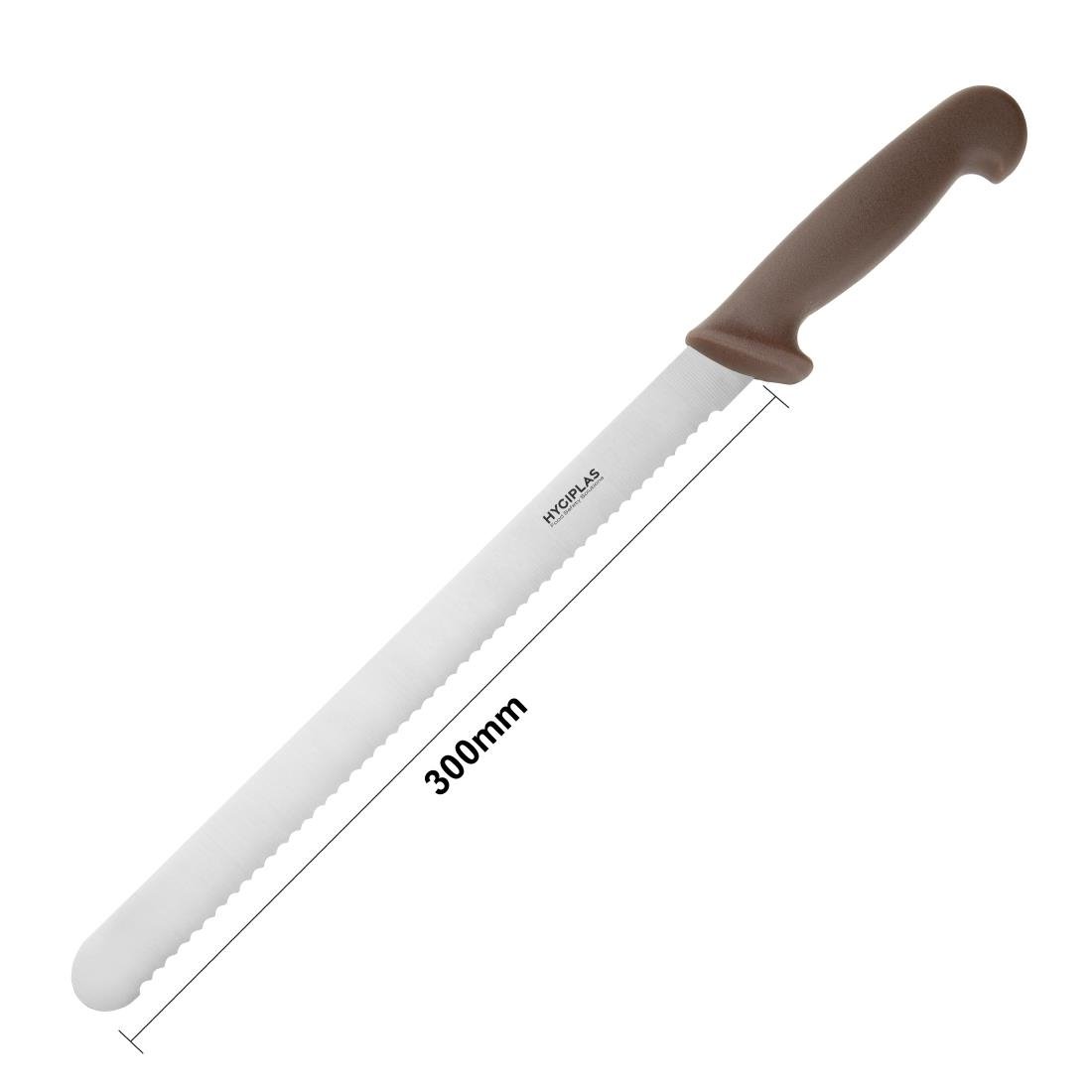Hygiplas Slicer Serrated Brown 300mm - FX118