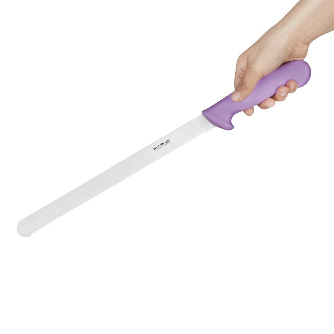 Hygiplas Slicer Serrated Purple 300mm - FX119
