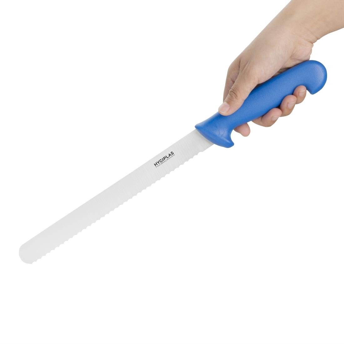 Hygiplas Slicer Serrated Blue 255mm - FX120