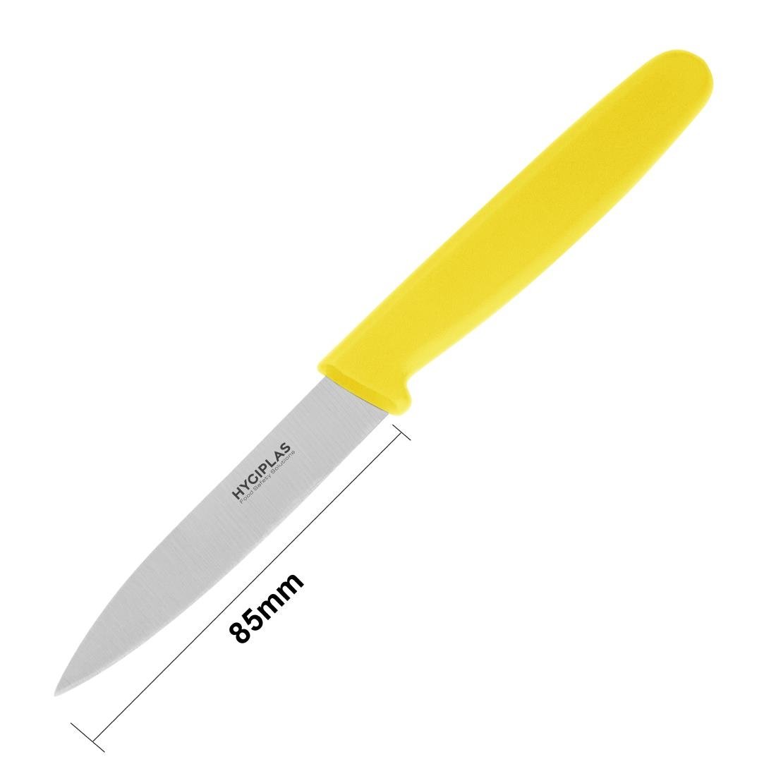 Hygiplas Paring Knife Yellow 75mm - FX124
