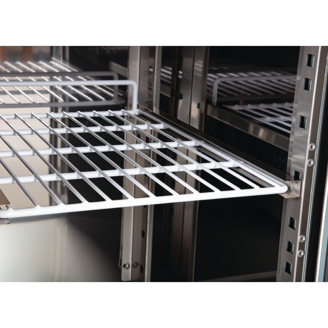 Polar U-Series 3 Door Counter Fridge 339Ltr - G378-A