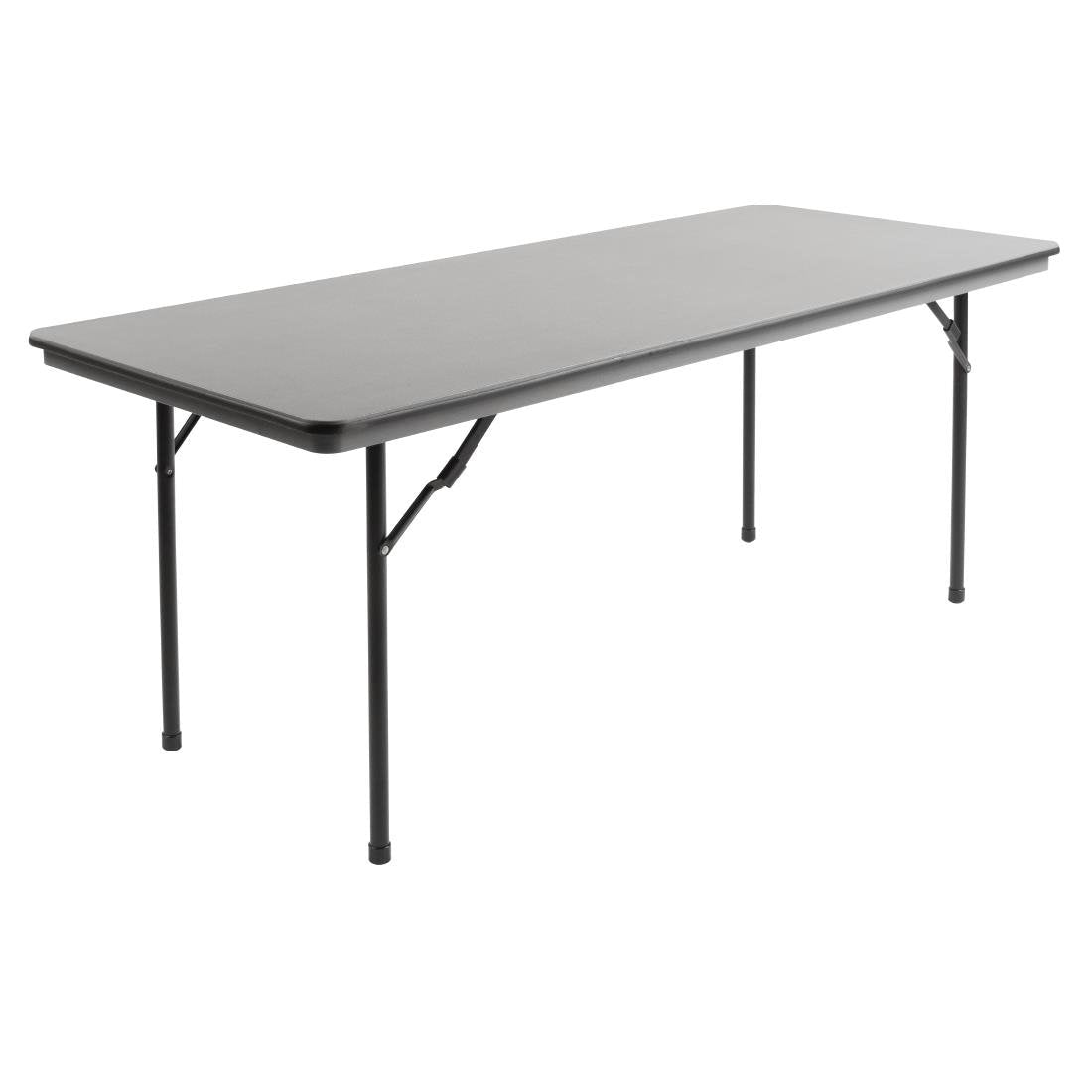 Bolero ABS Folding Banquet Rectangular Table 6ft Grey - GC596