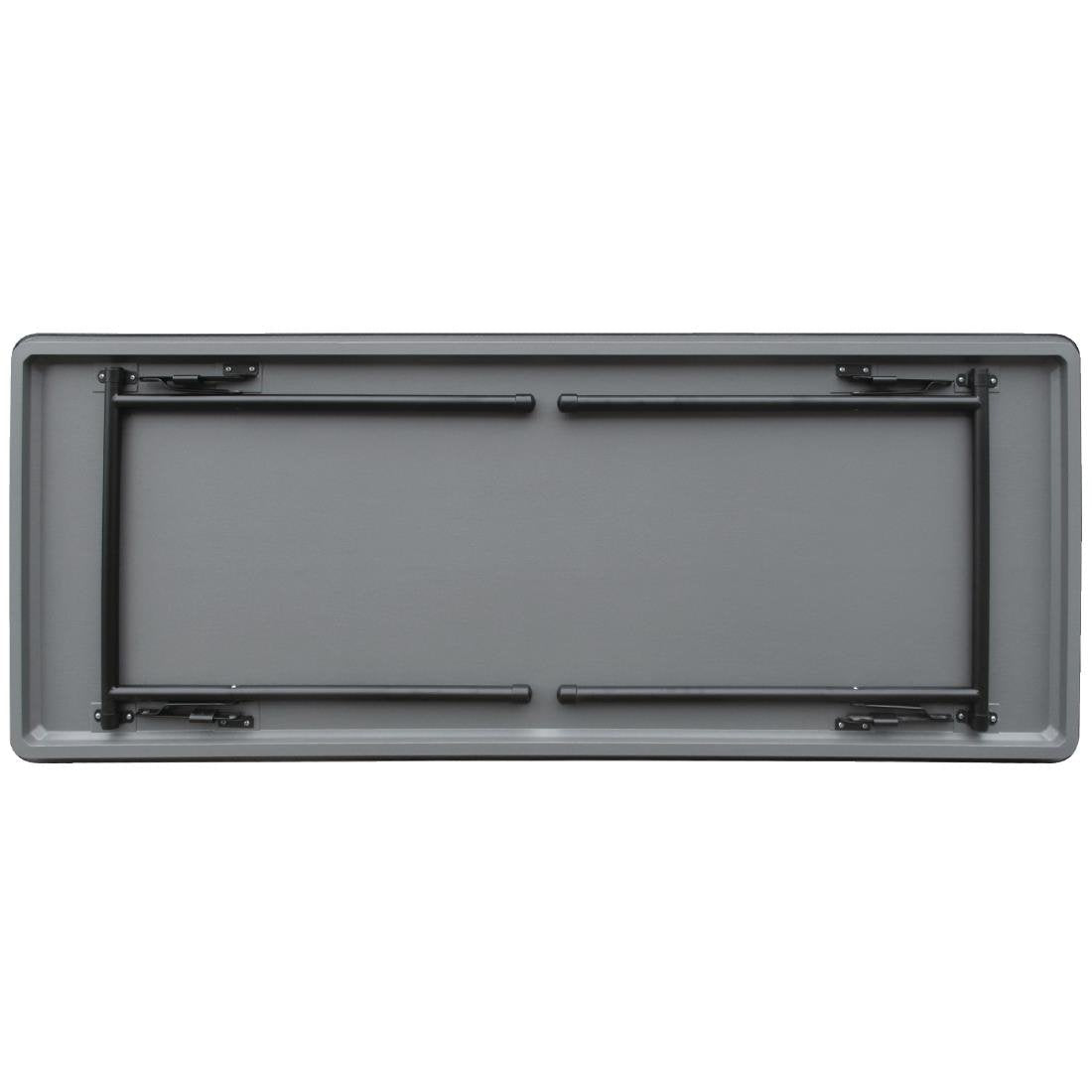 Bolero ABS Folding Banquet Rectangular Table 6ft Grey - GC596