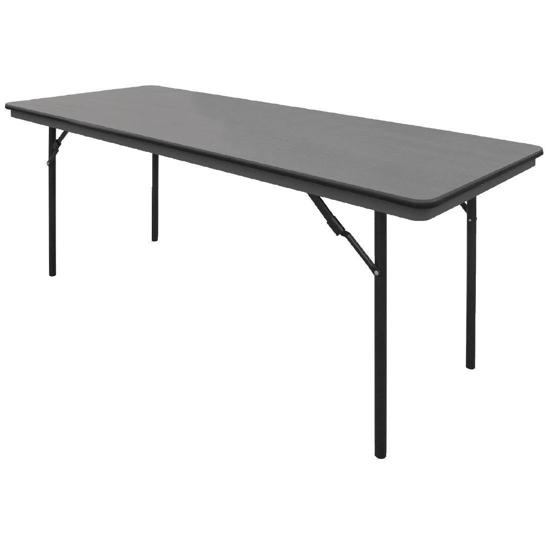 Bolero ABS Folding Banquet Rectangular Table 6ft Grey - GC596