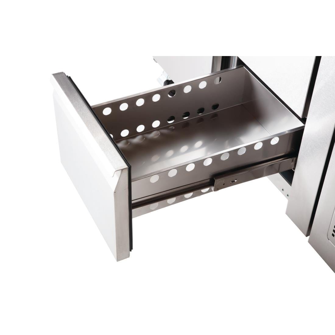 Polar U-Series 1 Door and 2 Drawer Counter Fridge 282Ltr - GD873-A