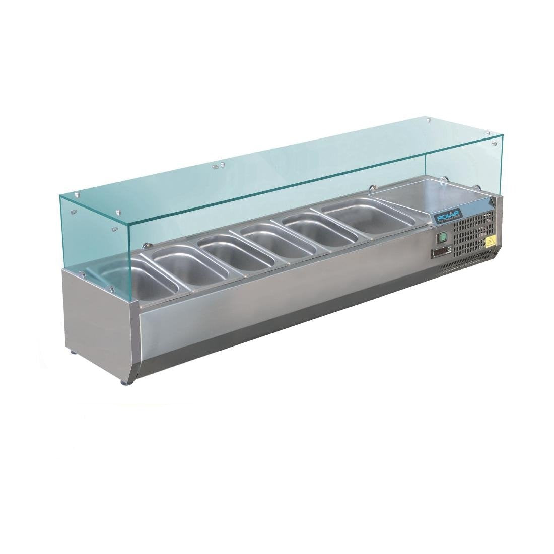 Polar G-Series Countertop Prep Fridge 5x 1/3GN & 1x 1/2GN - GD876-A