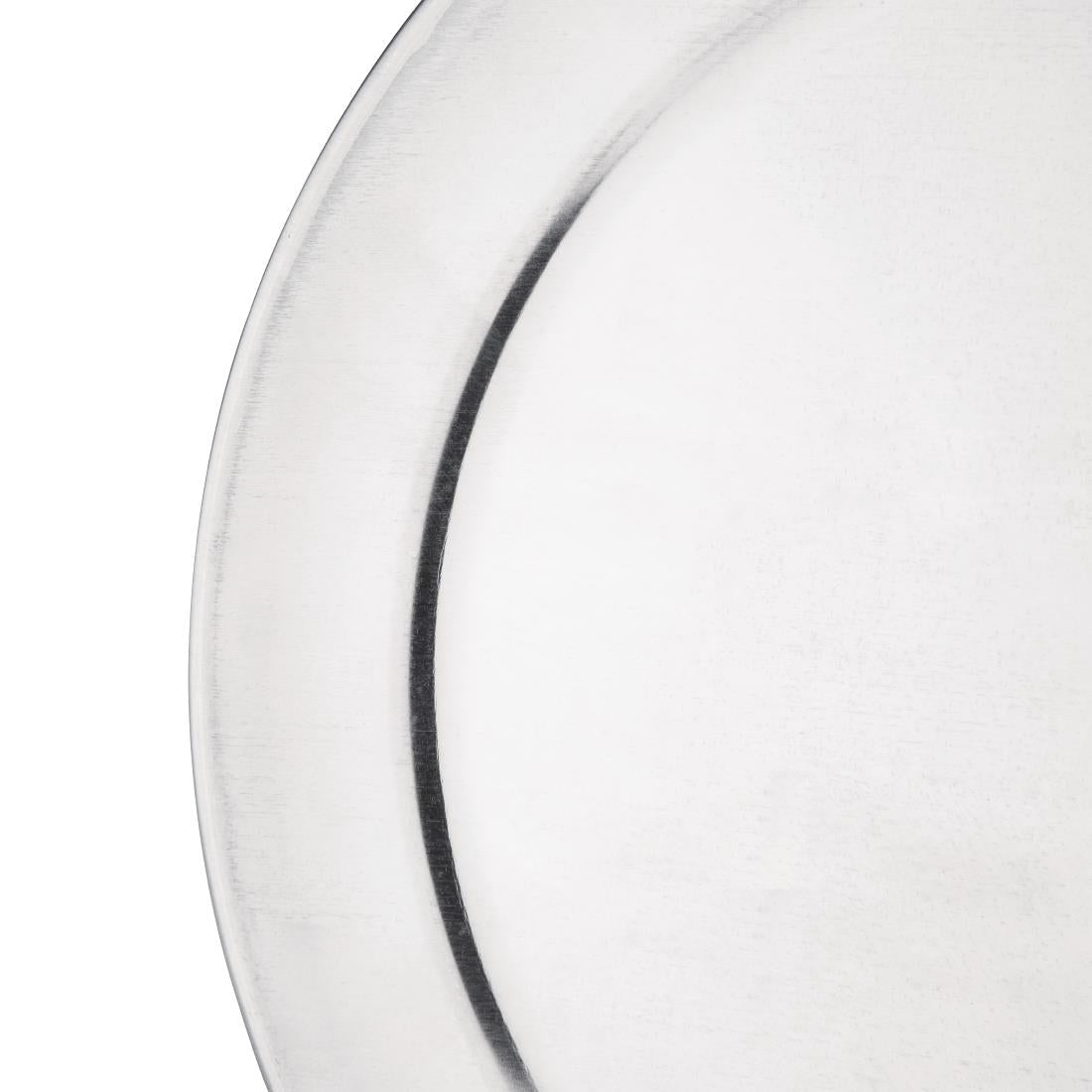 Vogue Aluminium Pizza Tray Wide Rim 205mm - GE196