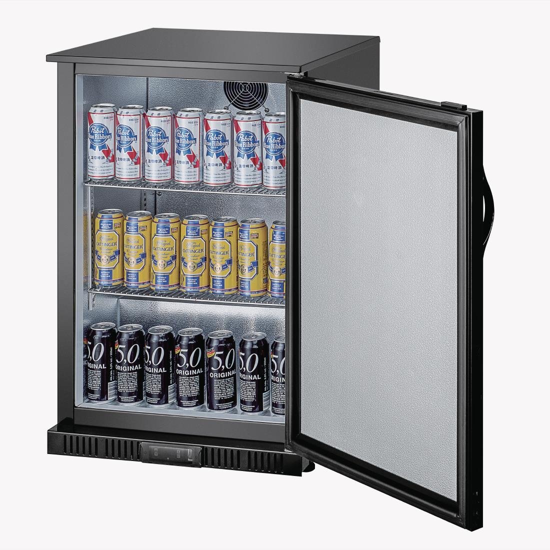 Polar G-series 850mm Single Door Back Bar Cooler Solid Door 128 Ltr - GE997-A