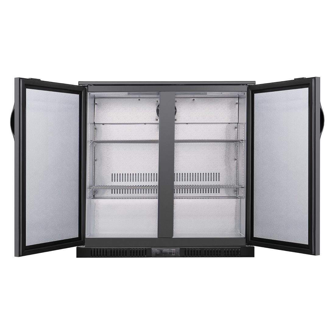 Polar G-series 850mm Double Door Back Bar Cooler Solid Door 198 Ltr - GE998-A