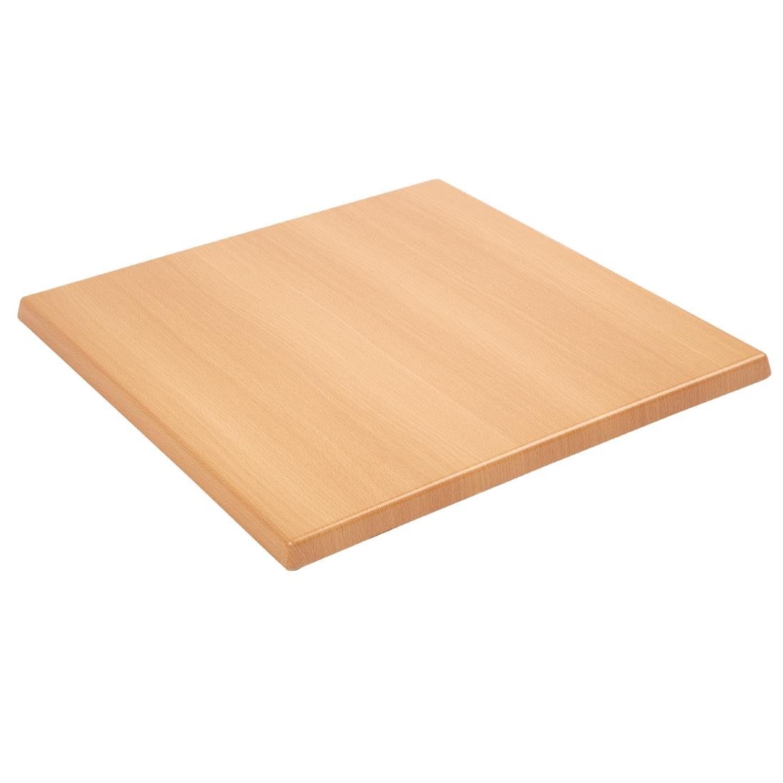 Bolero Square Table Top Beech 600mm - GG634