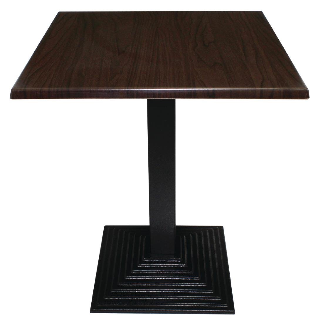 Bolero Square Table Top Dark Brown 700mm - GG639