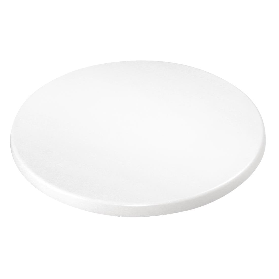 Bolero Round Table Top White 600mm - GG645