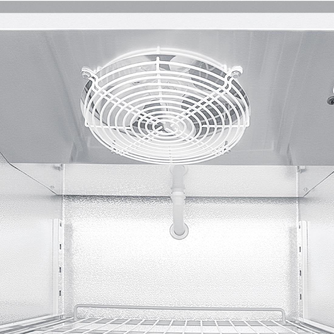 Polar G-Series Gastro Display Glass Door Fridge 600Ltr - White - GH218-A