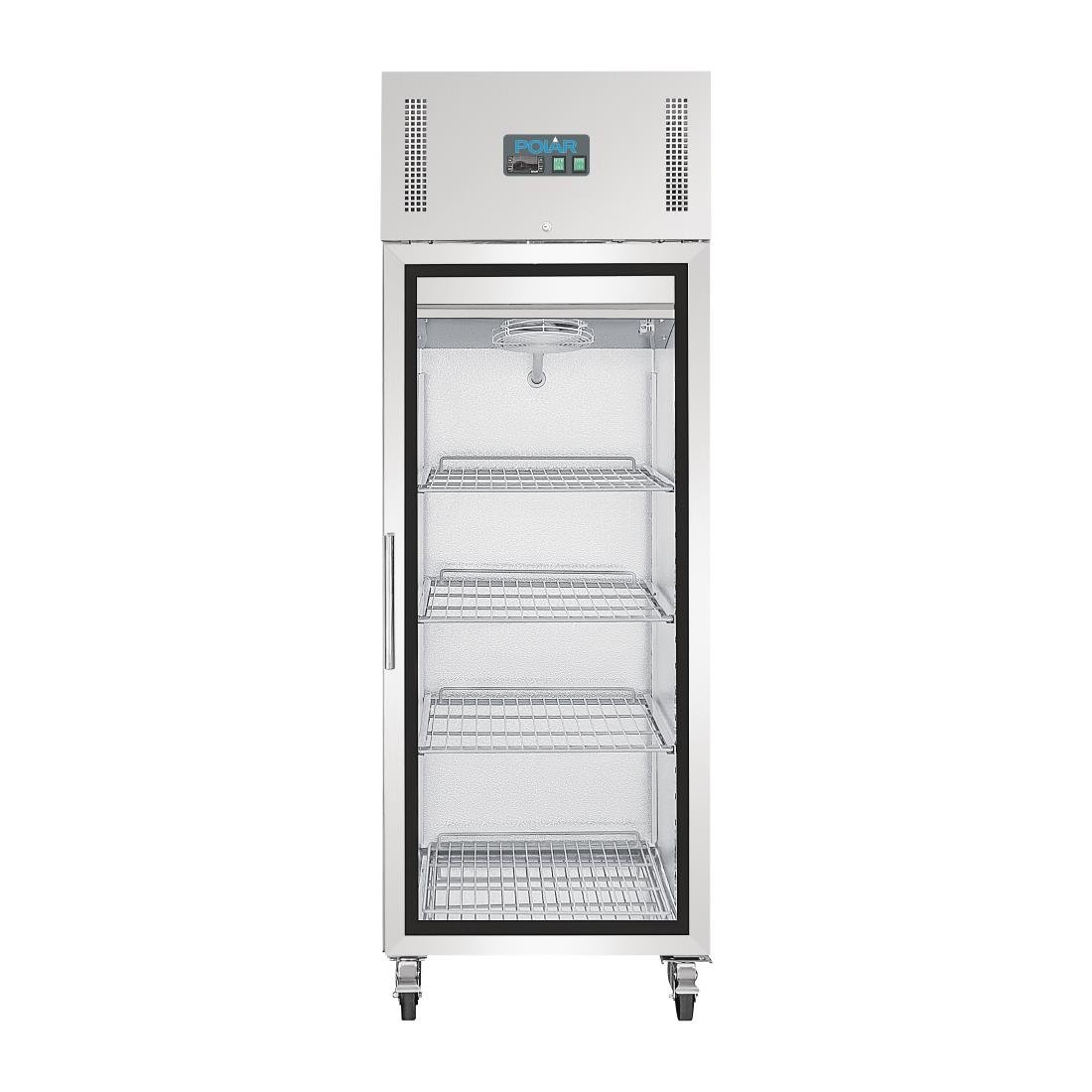 Polar G-Series Gastro Display Glass Door Fridge 600Ltr - White - GH218-A
