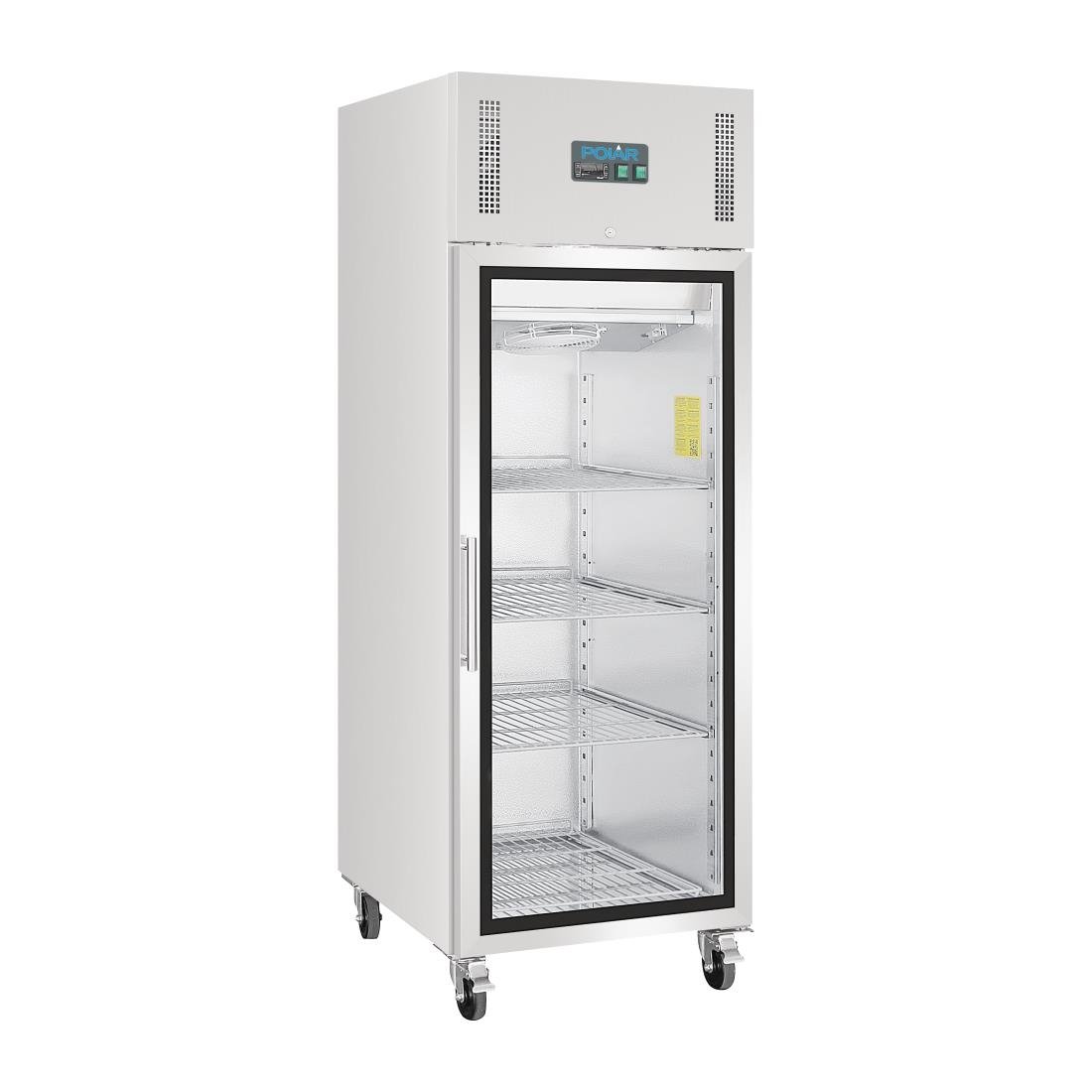 Polar G-Series Gastro Display Glass Door Fridge 600Ltr - White - GH218-A