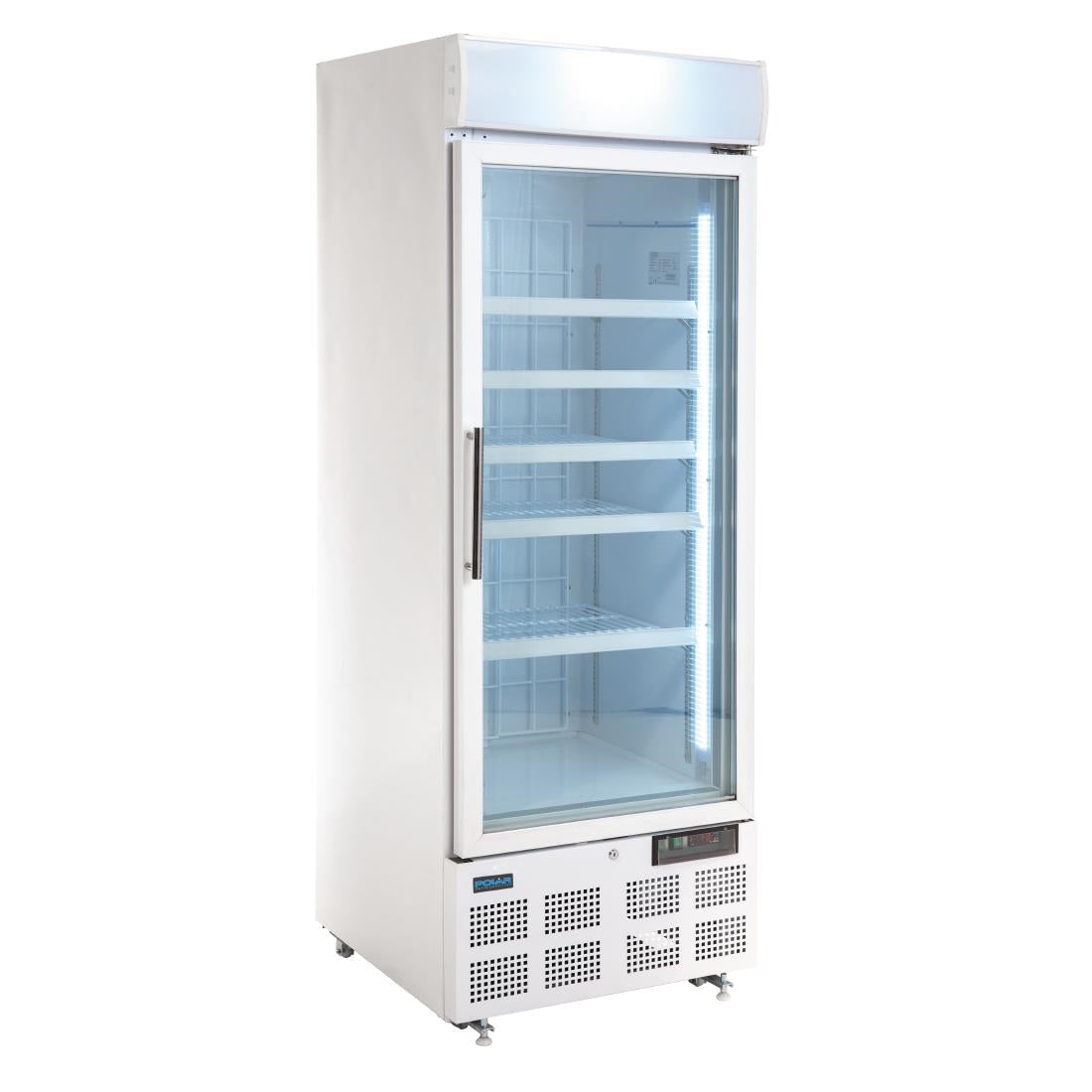 Polar G-Series Upright Display Freezer White 412Ltr - GH506-A
