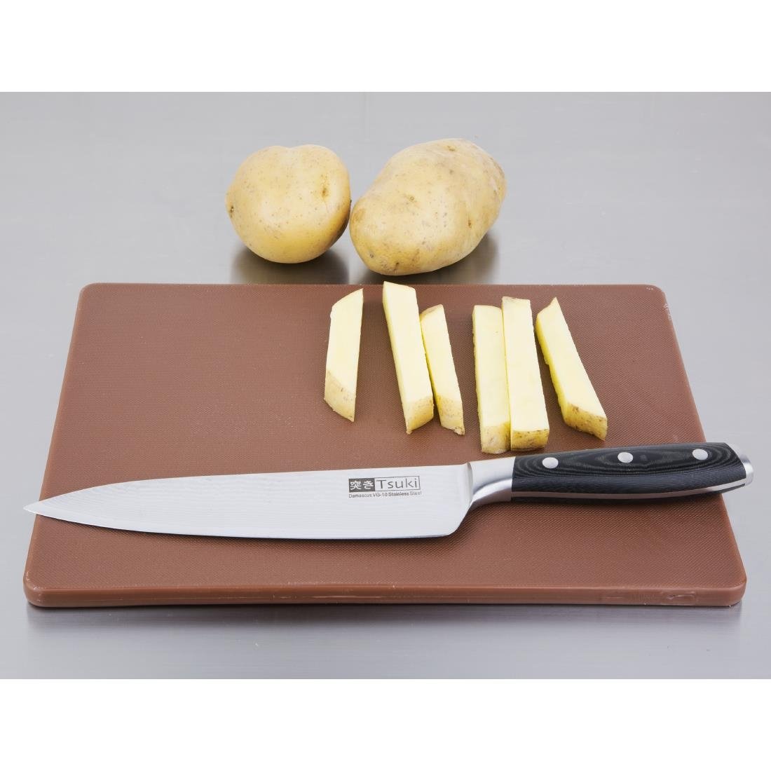 Hygiplas Low Density Chopping Board Brown - 305x229x12mm - GH792