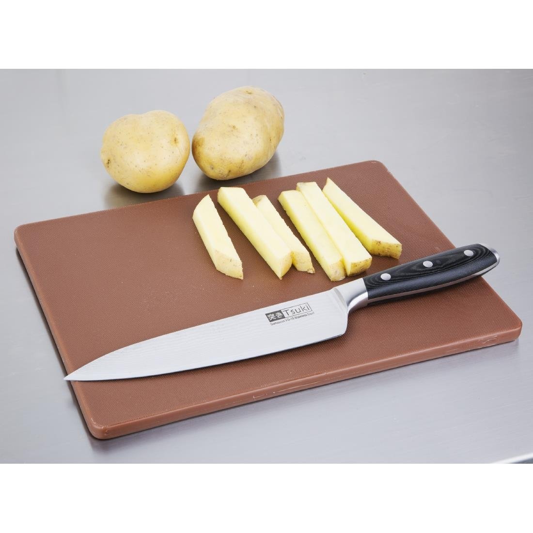 Hygiplas Low Density Chopping Board Brown - 305x229x12mm - GH792