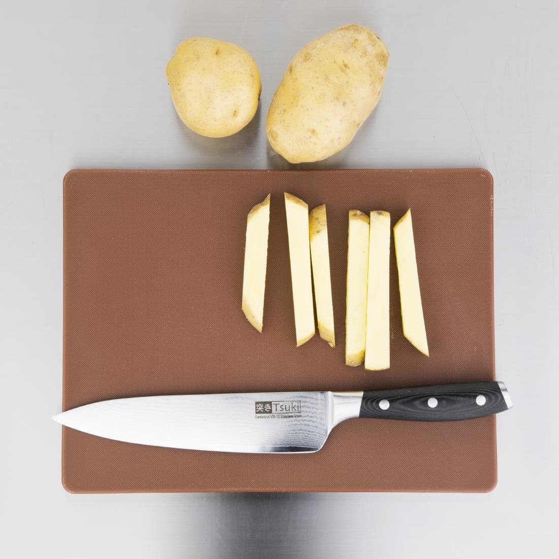Hygiplas Low Density Chopping Board Brown - 305x229x12mm - GH792