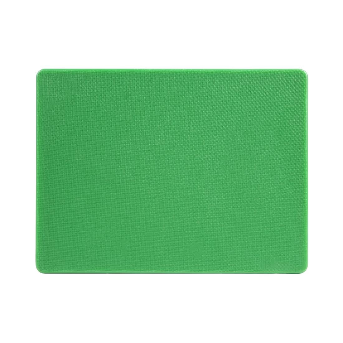Hygiplas Low Density Chopping Board Green - 305x229x12mm - GH793