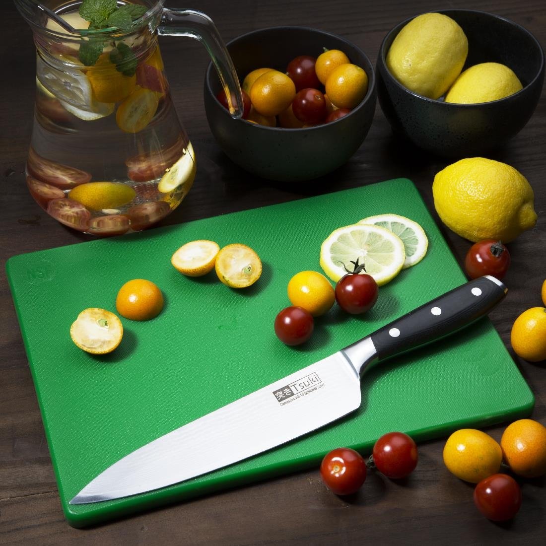 Hygiplas Low Density Chopping Board Green - 305x229x12mm - GH793