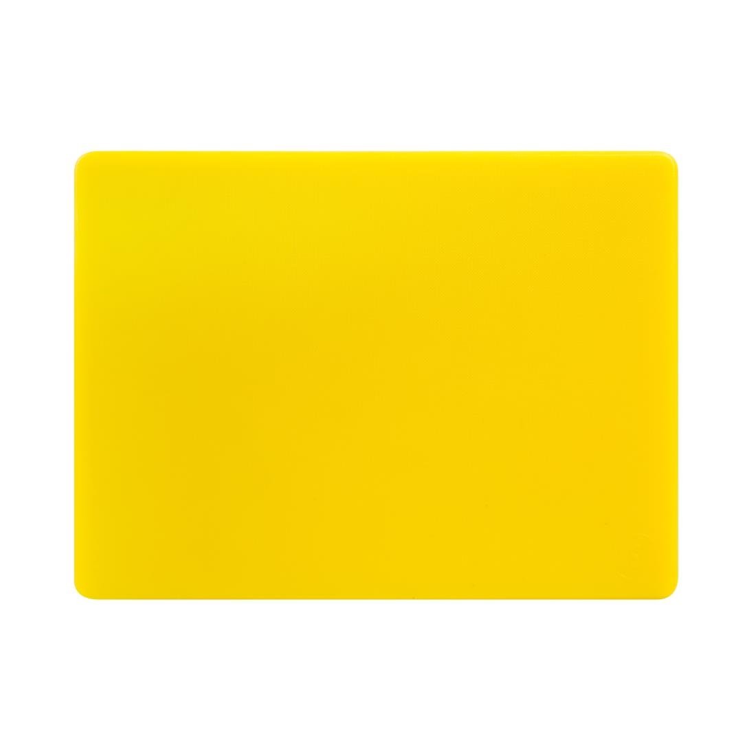 Hygiplas Low Density Chopping Board Yellow - 305x229x12mm - GH796
