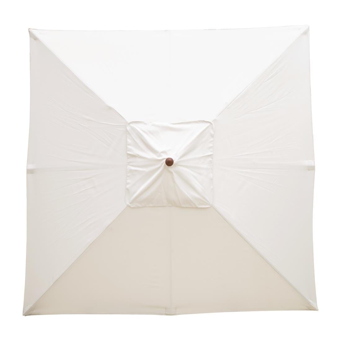 Bolero Square Outdoor Umbrella 2.5m Cream - GH988