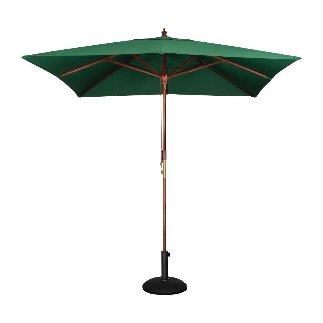 Bolero Square Outdoor Umbrella 2.5m Green - GH989