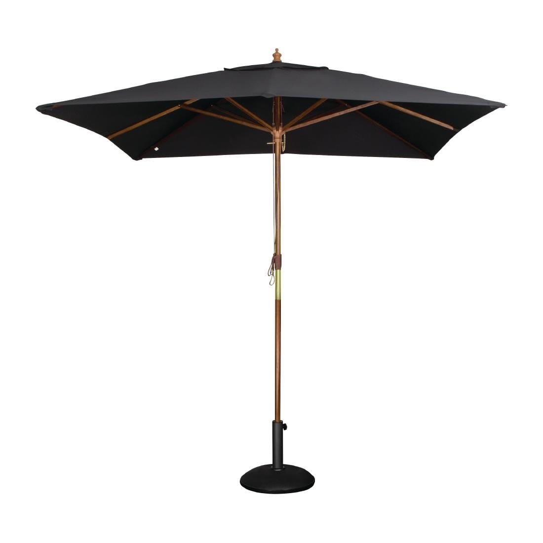 Bolero Square Outdoor Umbrella 2.5m Black - GH990