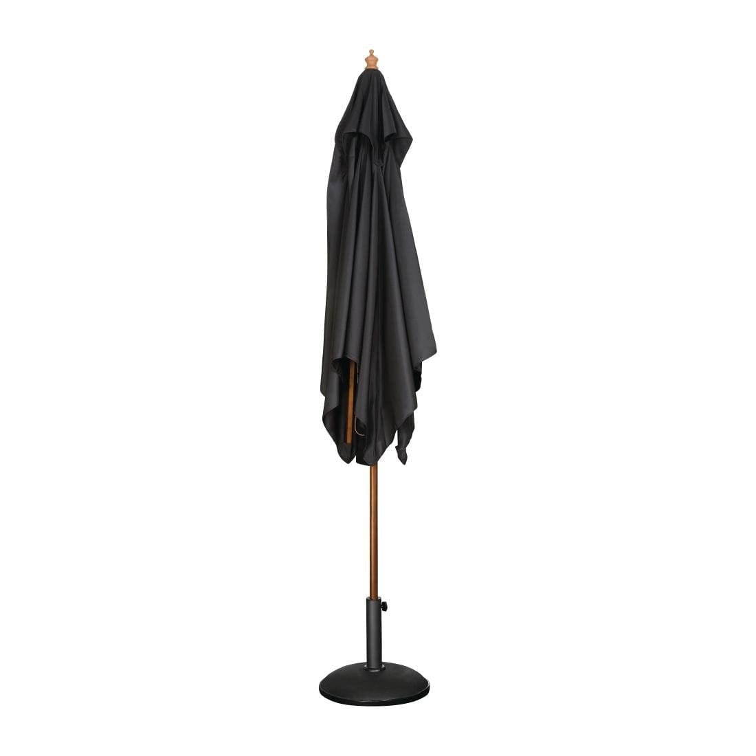 Bolero Square Outdoor Umbrella 2.5m Black - GH990