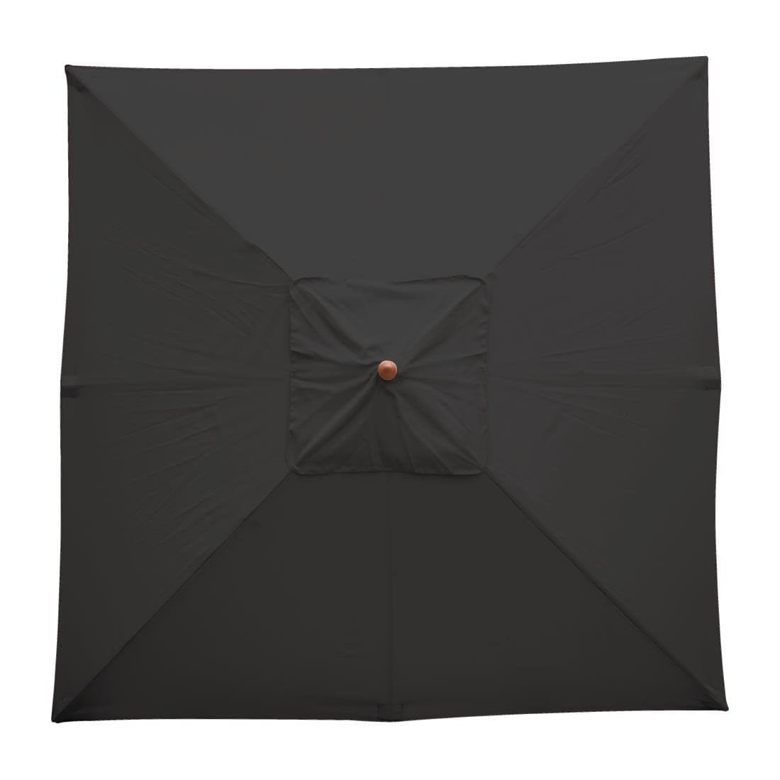 Bolero Square Outdoor Umbrella 2.5m Black - GH990