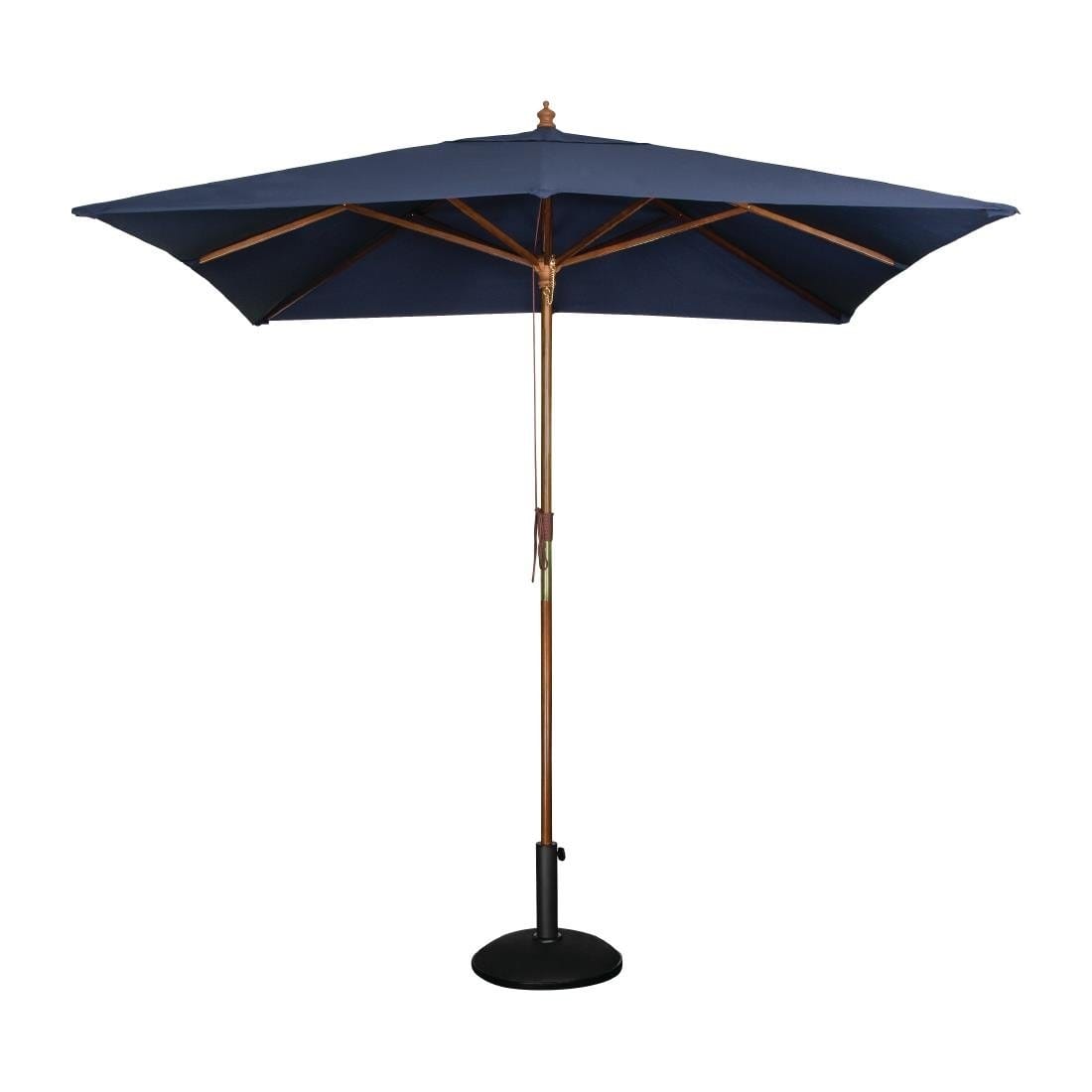 Bolero Square Outdoor Umbrella 2.5m Navy Blue - GH991