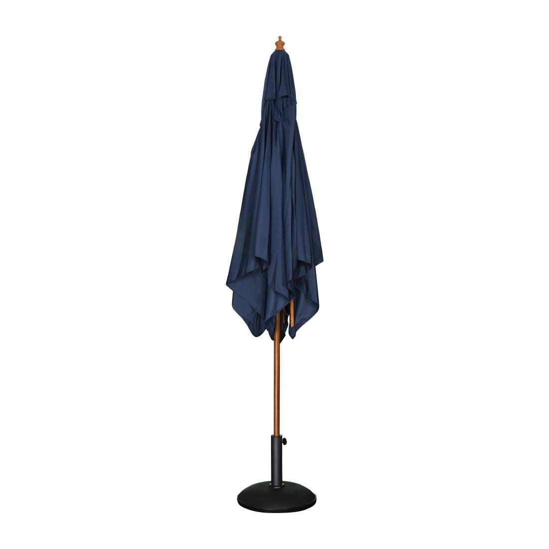 Bolero Square Outdoor Umbrella 2.5m Navy Blue - GH991