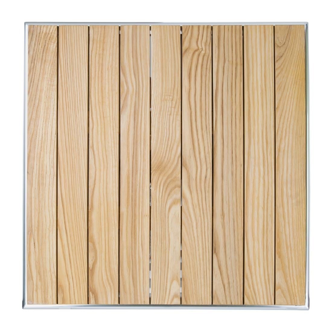 Bolero Ash Flip Top Square Bistro Table 600mm - GK991