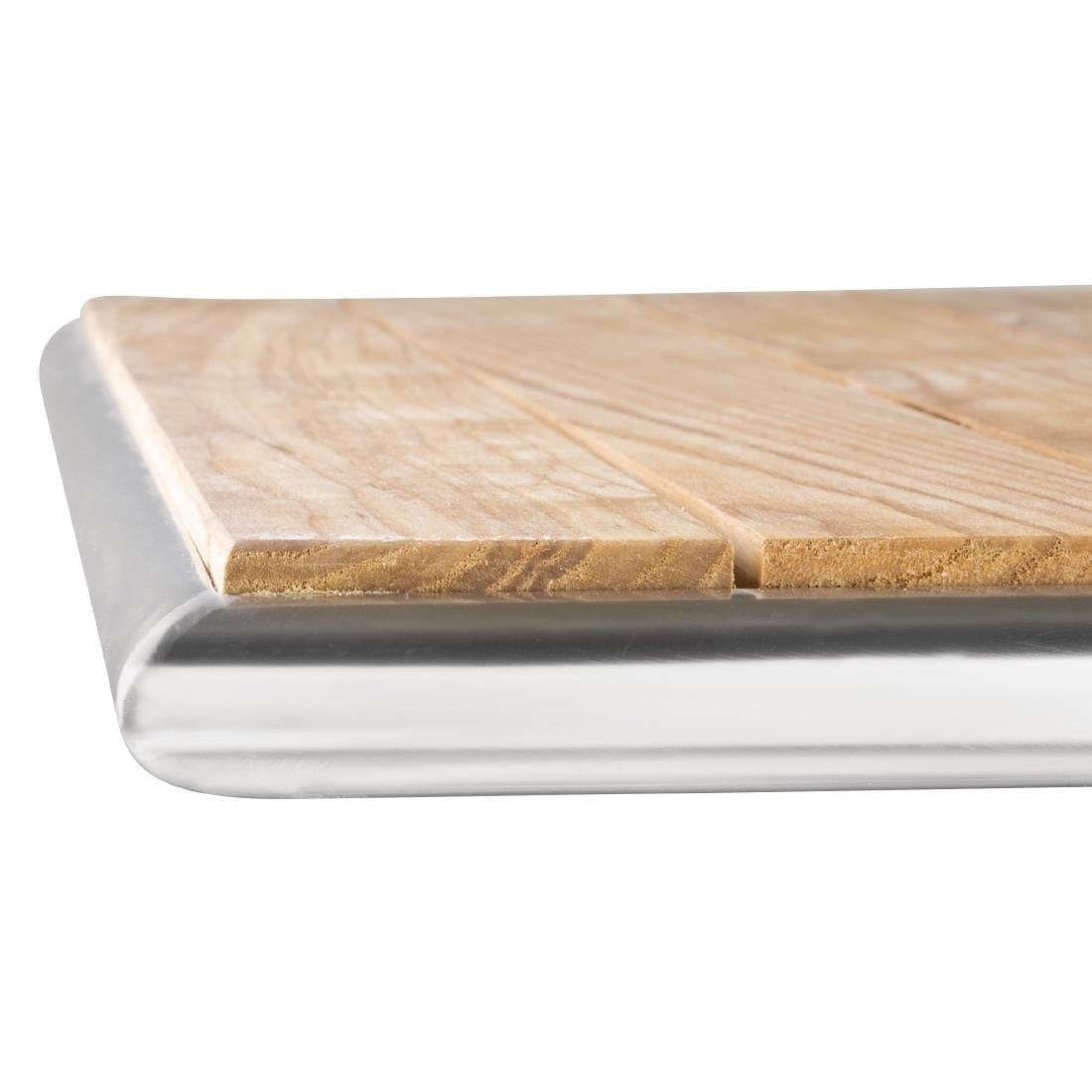 Bolero Ash Flip Top Square Bistro Table 600mm - GK991