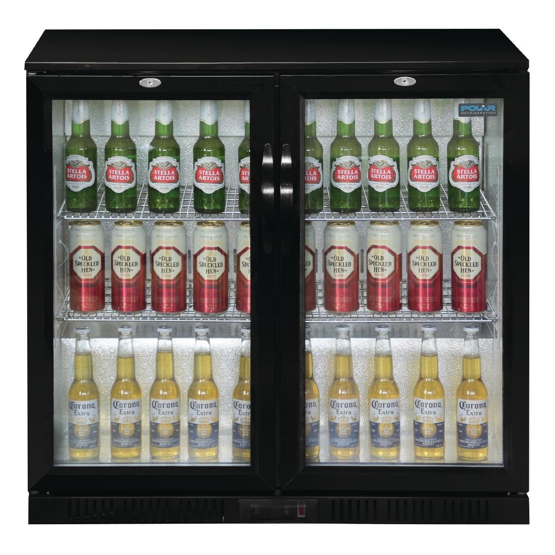 Polar G-Series Counter Back Bar Cooler with Hinged Doors 208Ltr - GL002-A
