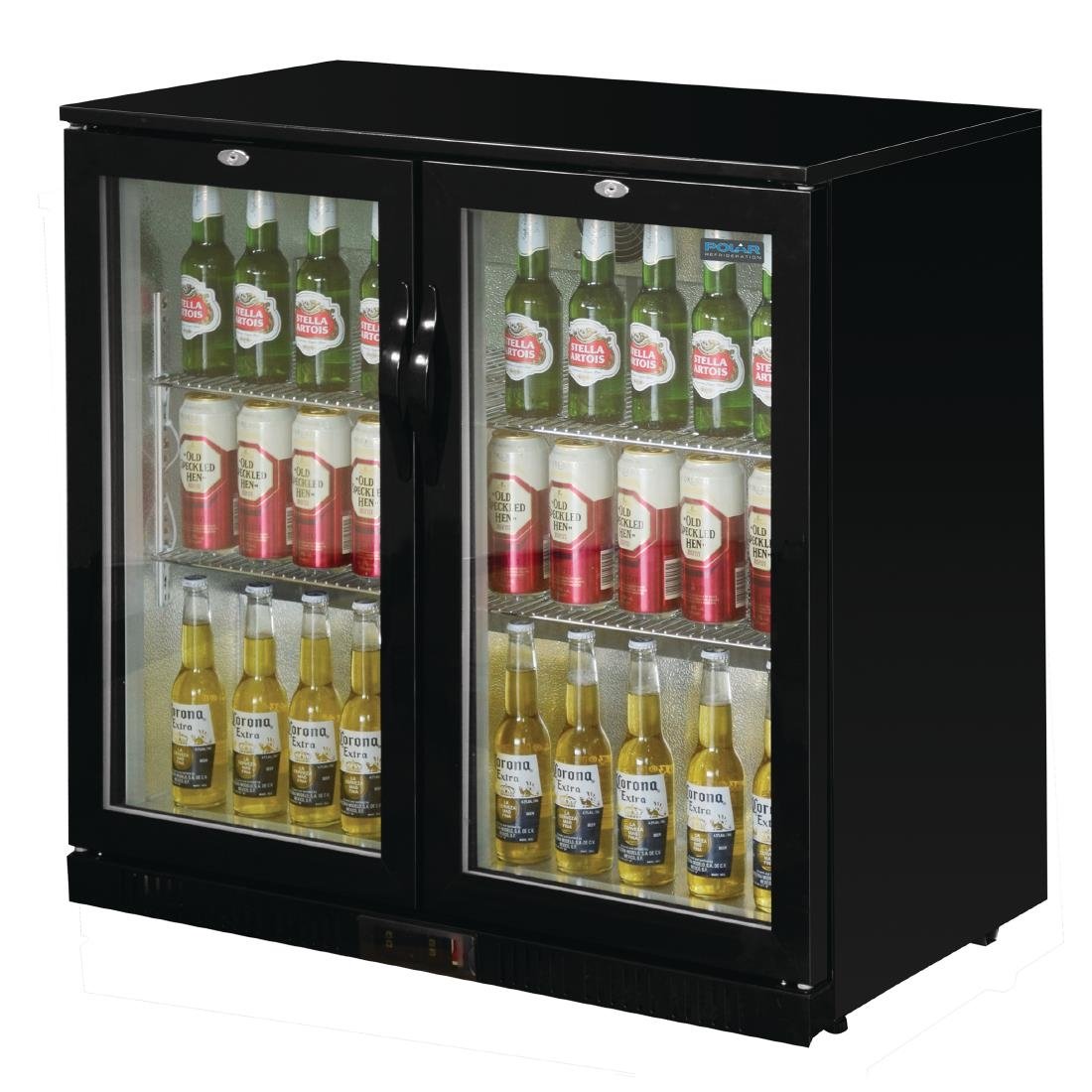 Polar G-Series Counter Back Bar Cooler with Hinged Doors 208Ltr - GL002-A