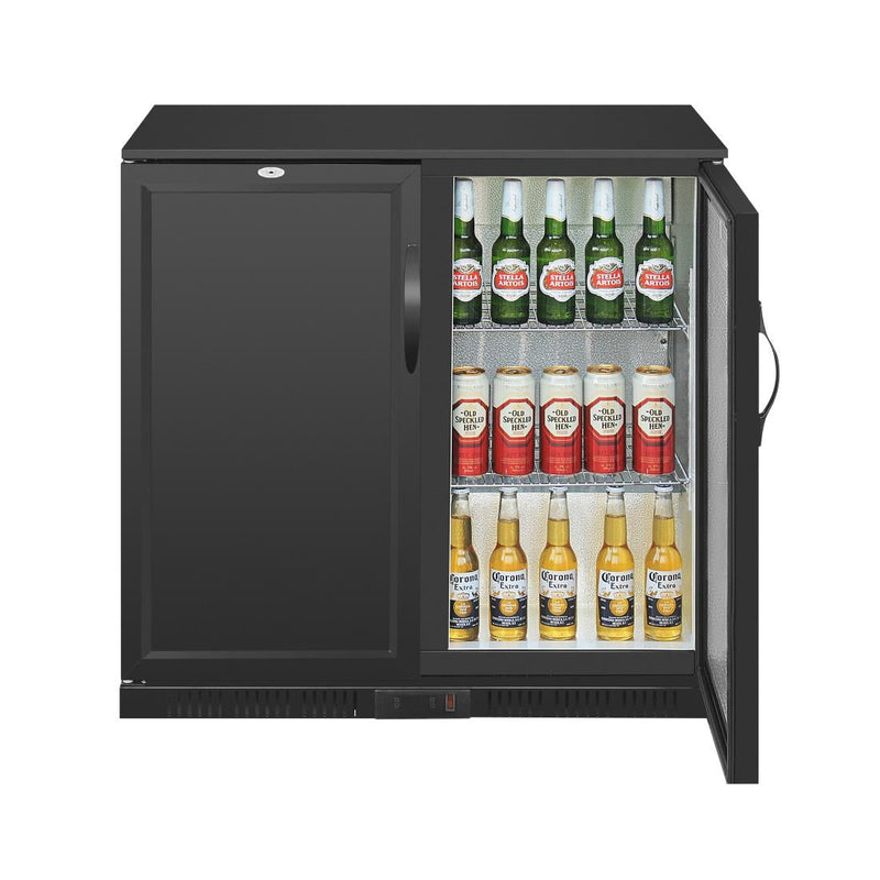 Polar G-Series Counter Back Bar Cooler with Solid Doors 208Ltr