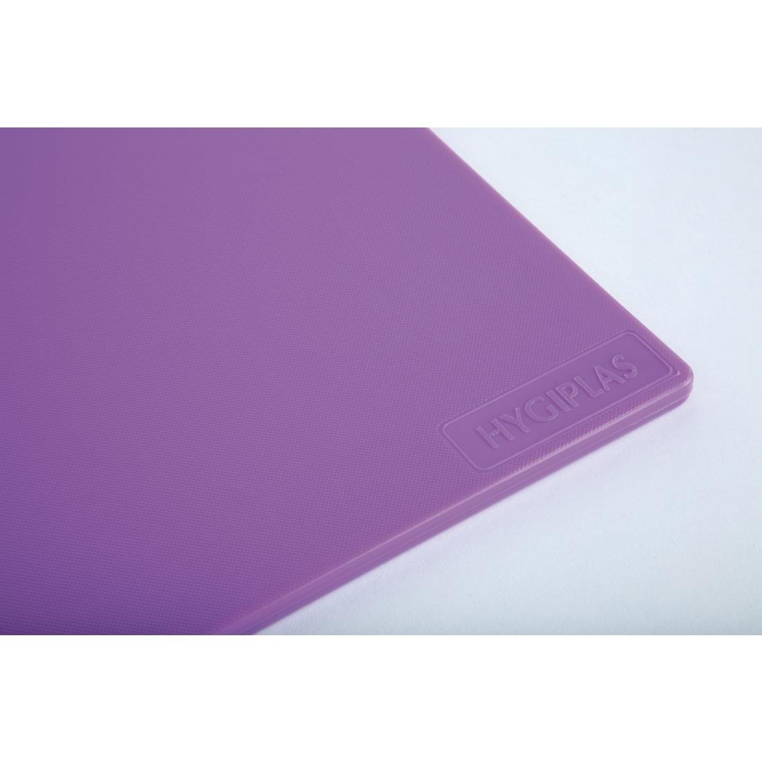 Hygiplas Low Density Chopping Board Purple - 450x300x10mm - GL295