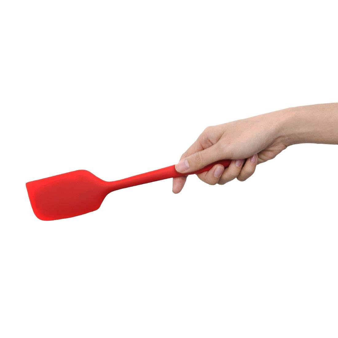 Vogue Silicone High Heat Large Spatula Red 280mm - GL351