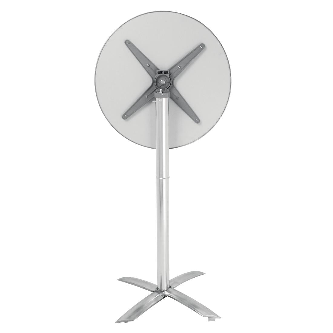Bolero Flip Top Poseur Table Stainless Steel - GR396