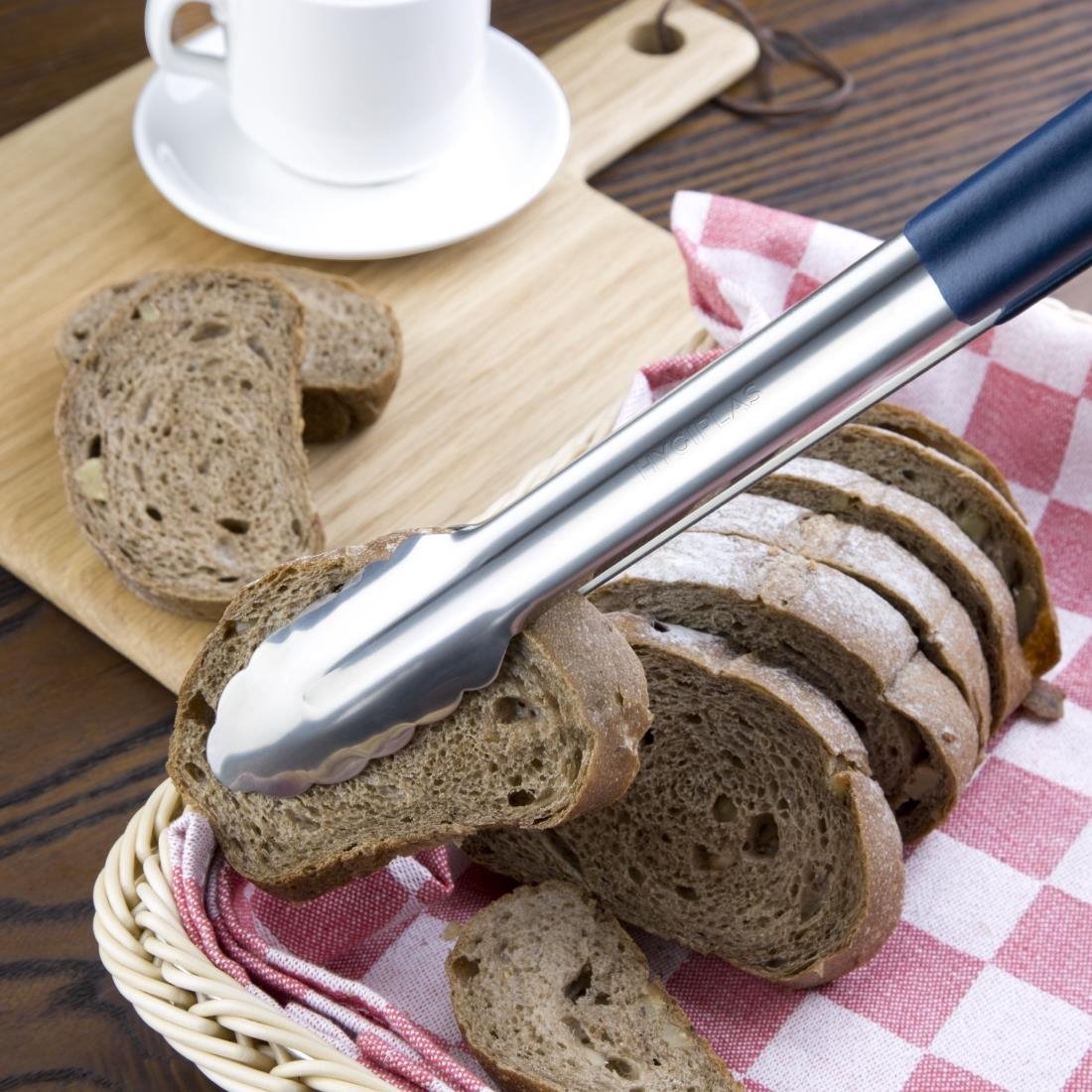 Hygiplas Colour Coded Serving Tong Blue 405mm - HC849