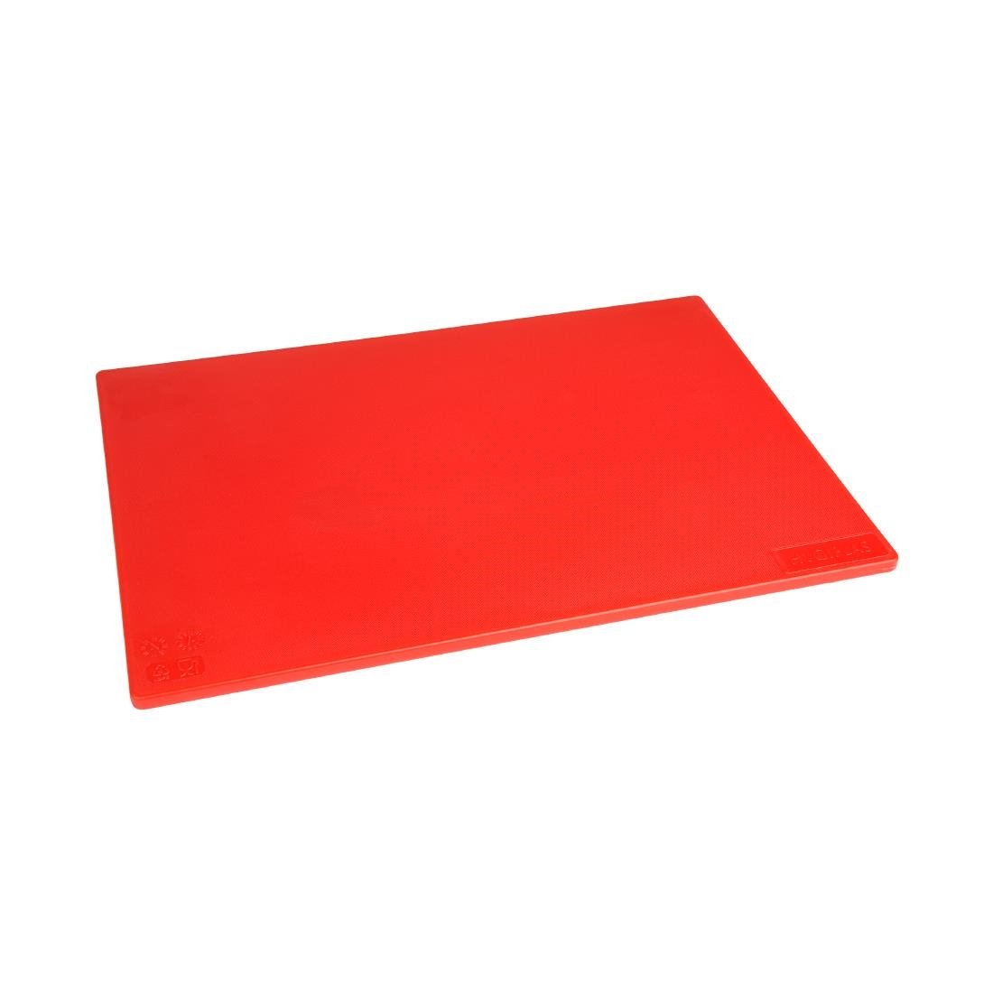Hygiplas Antibacterial Low Density Chopping Board Red - 450x300x10mm - HC859