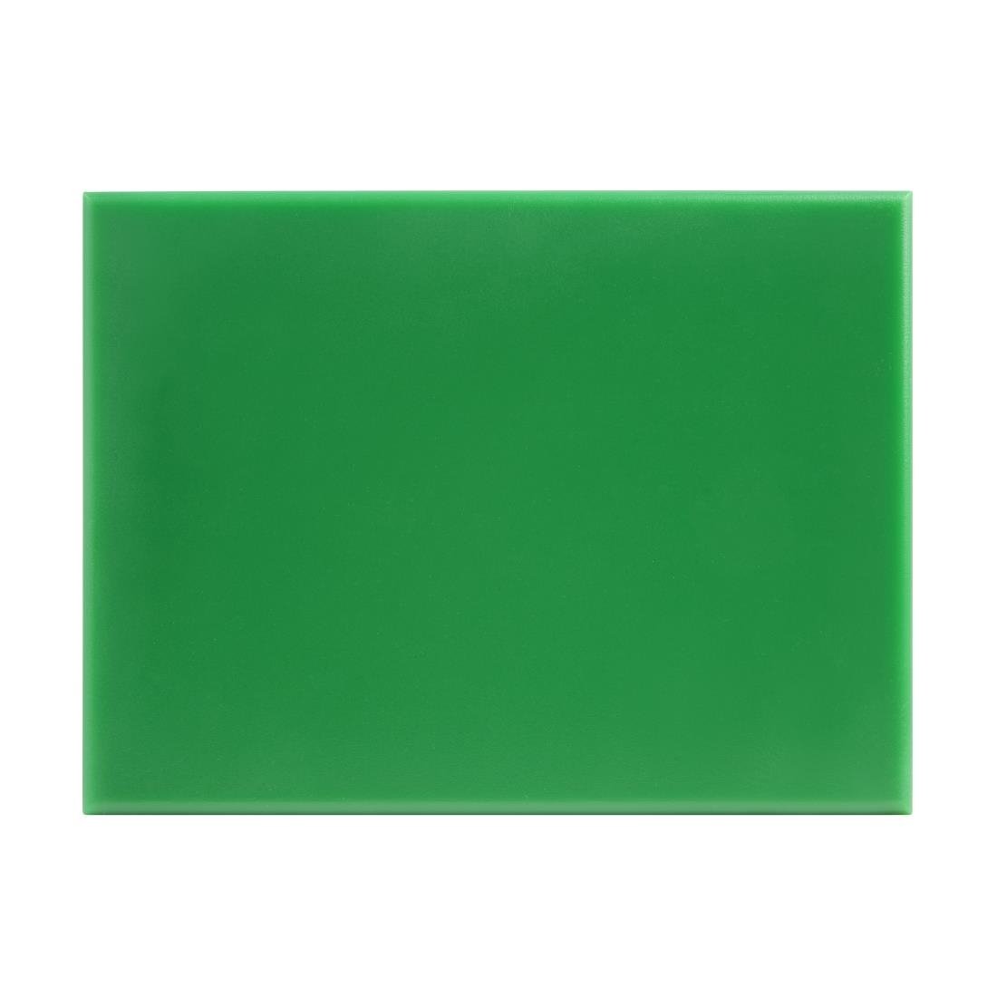Hygiplas High Density Chopping Board Green - 12x229x305mm - HC865