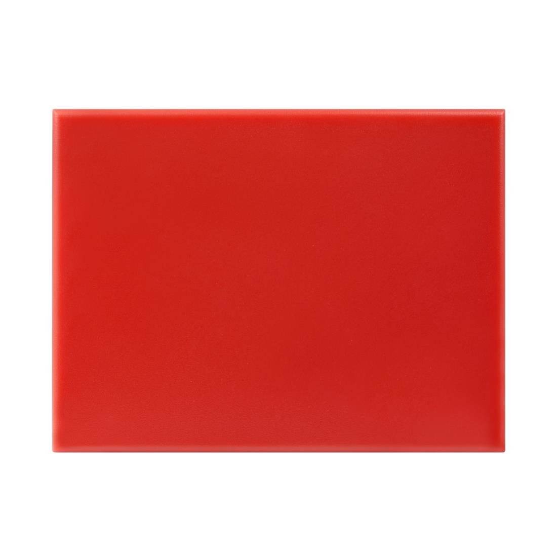 Hygiplas High Density Chopping Board Red - 12x229x305mm - HC866